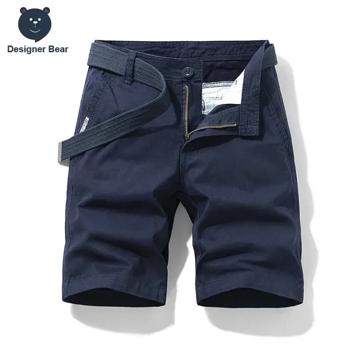 Shorts Cargo Baggy Homme 2026 de Marque – Bermuda de Travail Multi-Poches en Coton pour l'Été