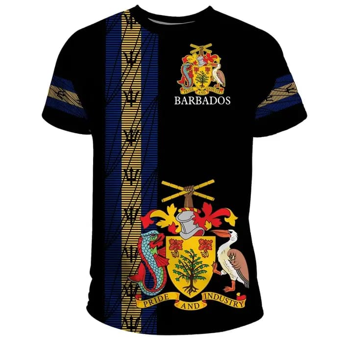 T-shirt graphique sensation de Barbade pour hommes