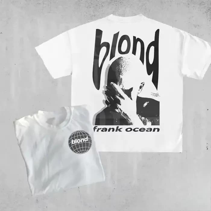T-shirt Frank Ocean Blond Album, esthétique rétro, streetwear unisexe, surdimensionné, été, coton, i