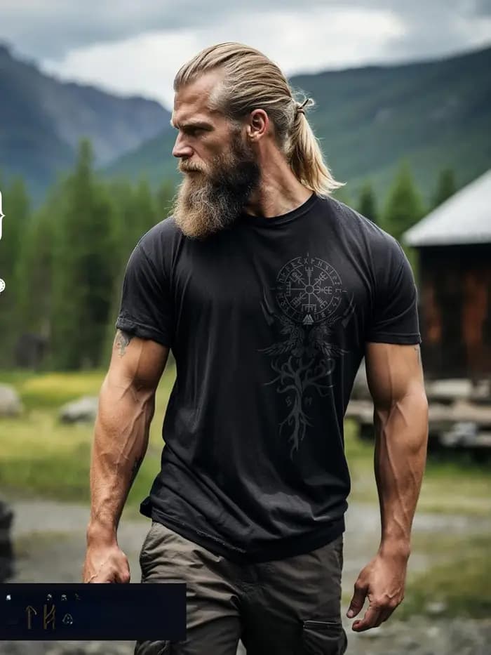 T-shirt manches courtes col rond 100% coton pour homme