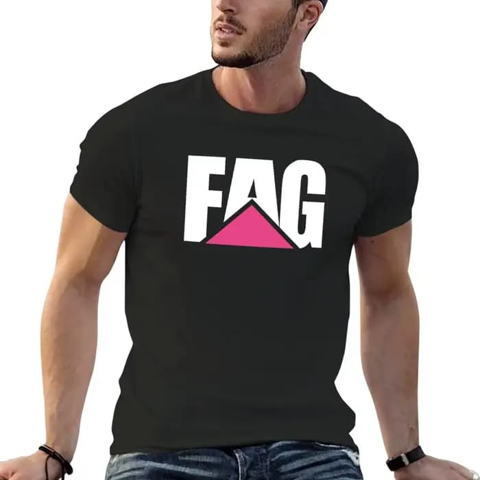 T-shirt graphique FAG-CONiceUCTION Coalition pour hommes, T-shirt blanc sublime, T-shirt court, T-sh