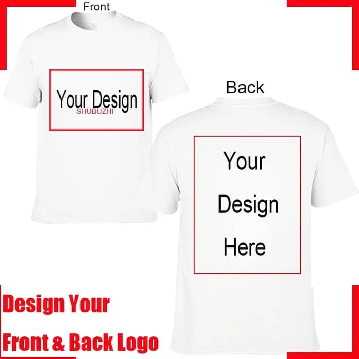 Homme personnalisé hommes T-shirt mode texte