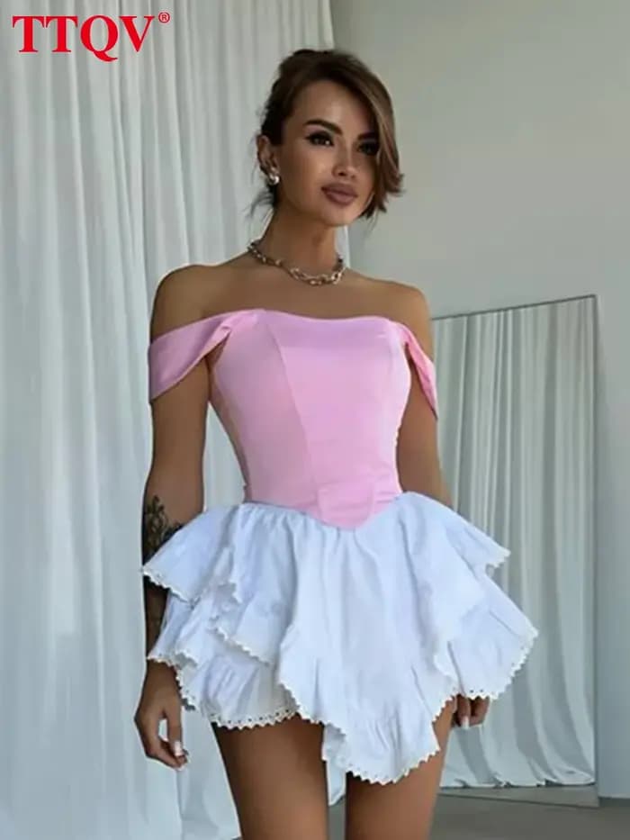TTQV – short blanc ample pour femmes