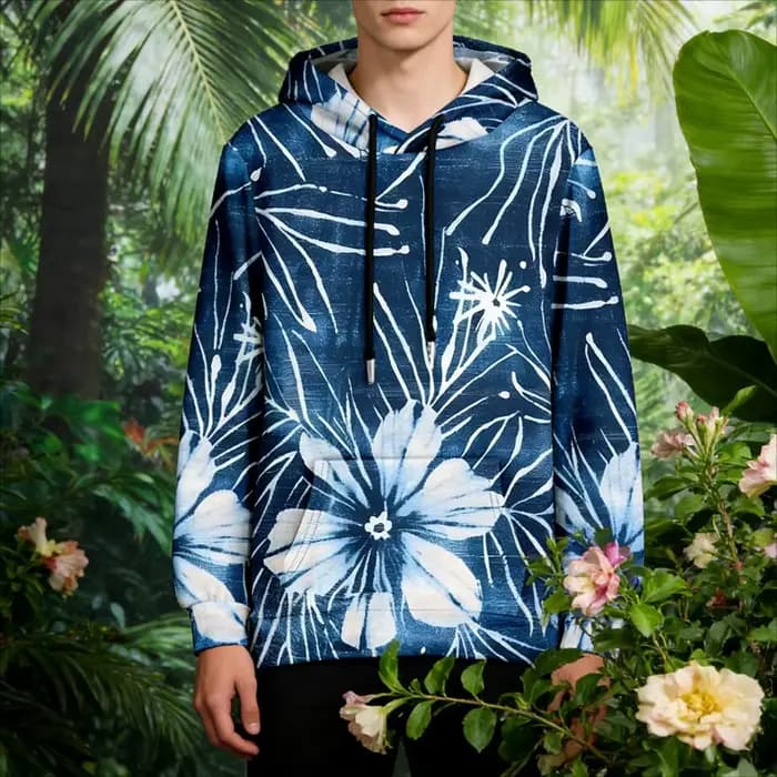Sweat à capuche unisexe Vintage Sunset Tie-Dye pour hommes