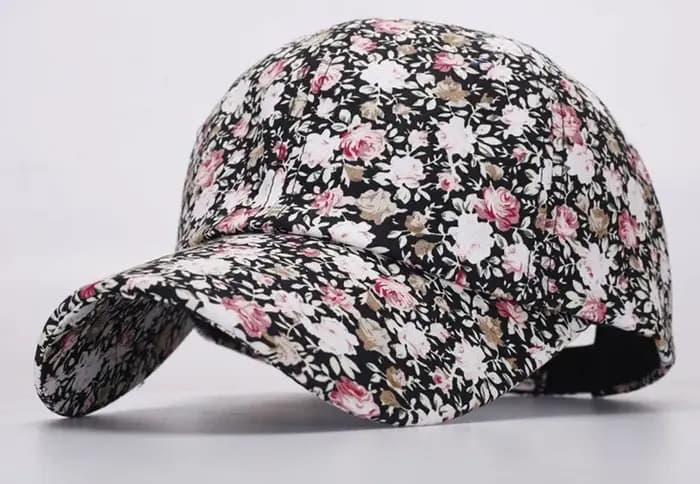 Casquette de baseball à imprimé floral rose pour femme, crème solaire, casquettes de sport décontractées, chapeaux bretonne, chapeau de golf, chapeau de plage, soleil tombant, mode décontractée, 2023