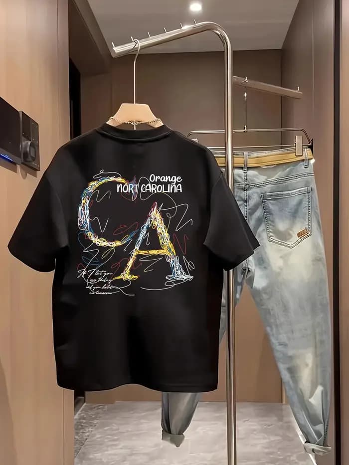 T-shirt pour homme, 100% coton