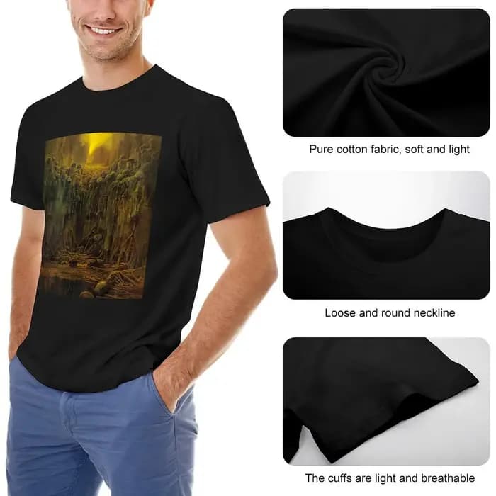 T-shirt sans titre (Abyss Of The Dead) par Zdzislaw Beksinski