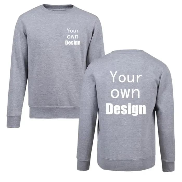 Sweat à capuche personnalisé faites votre conception Logo texte hommes femmes imprimer