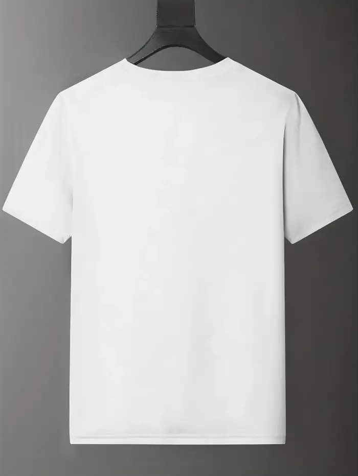 T-shirt unisexe en coton 100 % à imprimé drapeau de Monaco