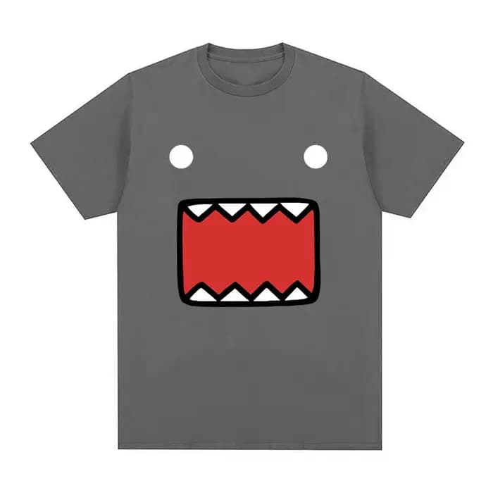 Domo Kun poupée visage graphique T-Shirts hommes femmes coton