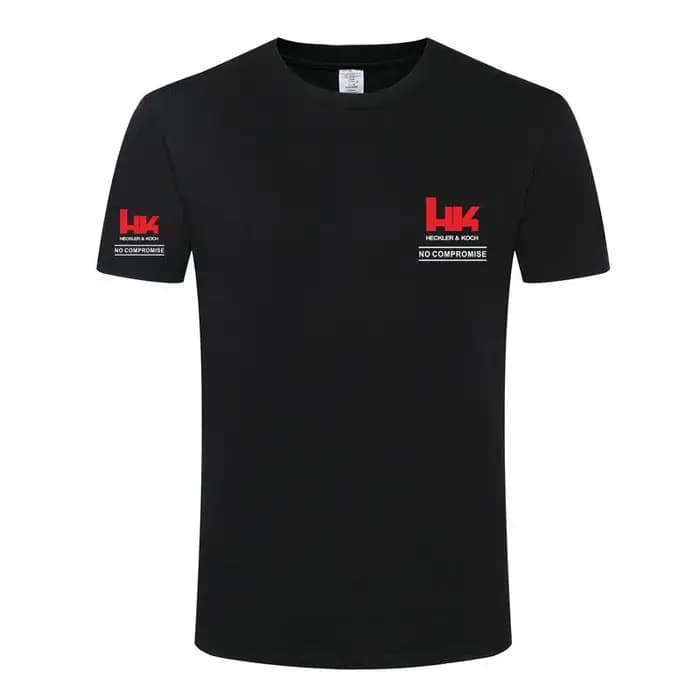 HRovler Koch Ian Logo T-shirt de tir en plein air pour hommes et femmes