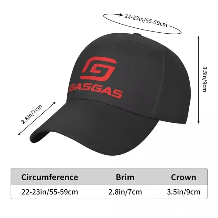 Beta Gasgas-Casquette de Baseball en Coton pour Homme
