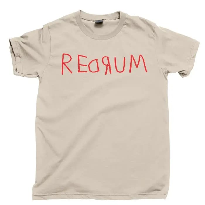 REDRUM T-shirt graphique à lettres pour femmes et hommes