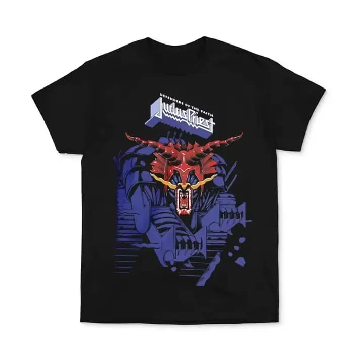 T-shirt de loisirs de la marque JUDAS PRIEST, marque de luxe pour hommes et femmes