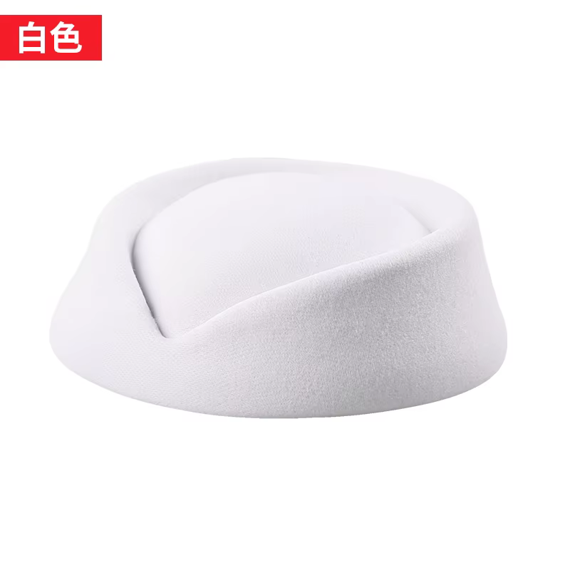 Chapeau d'hôtesse de vol bricolage chapeau d'hôtesse femmes casquette d'air Cosplay hôtesse Costume 