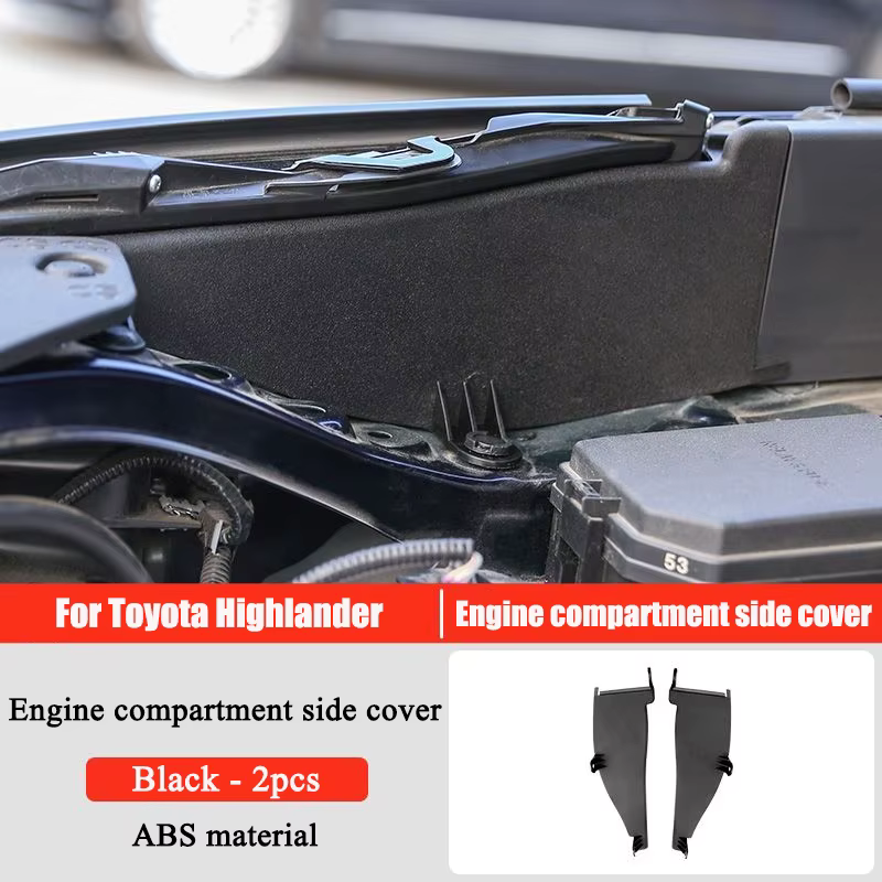 Capot de moteur de voiture pour Toyota Highlander 2022 2023 2024 2025, couvercle de compartiment de 