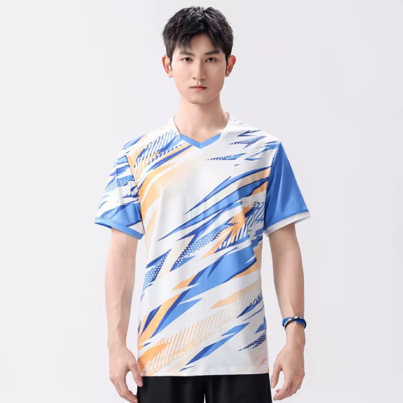 Maillot de sport de Tennis de Table personnalisable, haut de ping-pong respirant, impression par Sub