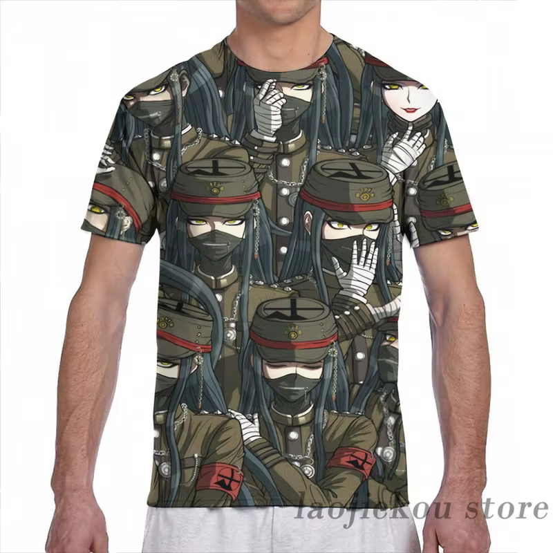 T-Shirt manches courtes pour homme et femme, imprimé, coréen, shingji, à la mode
