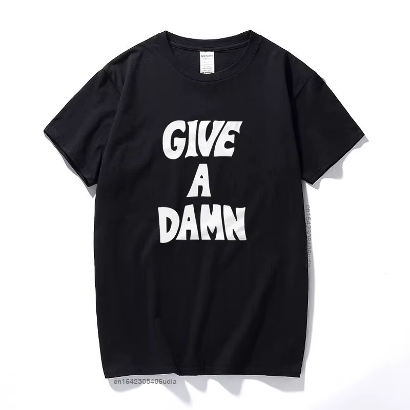 Give A Damn As Worn By Alex Turner T-Shirt, Premium Cotton Music Top, Camisetas zones bre, Fashion, 