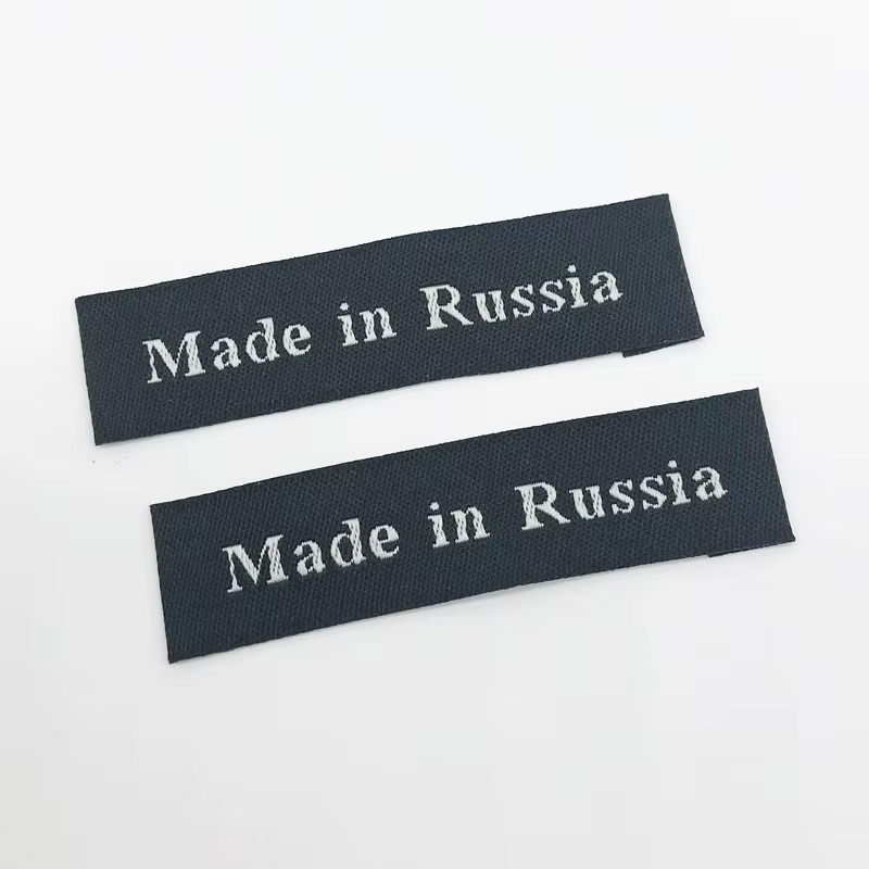 Étiquettes de vêtements fabriquées en italie, étiquette Zakka tissée à la main, à coudre personnalis