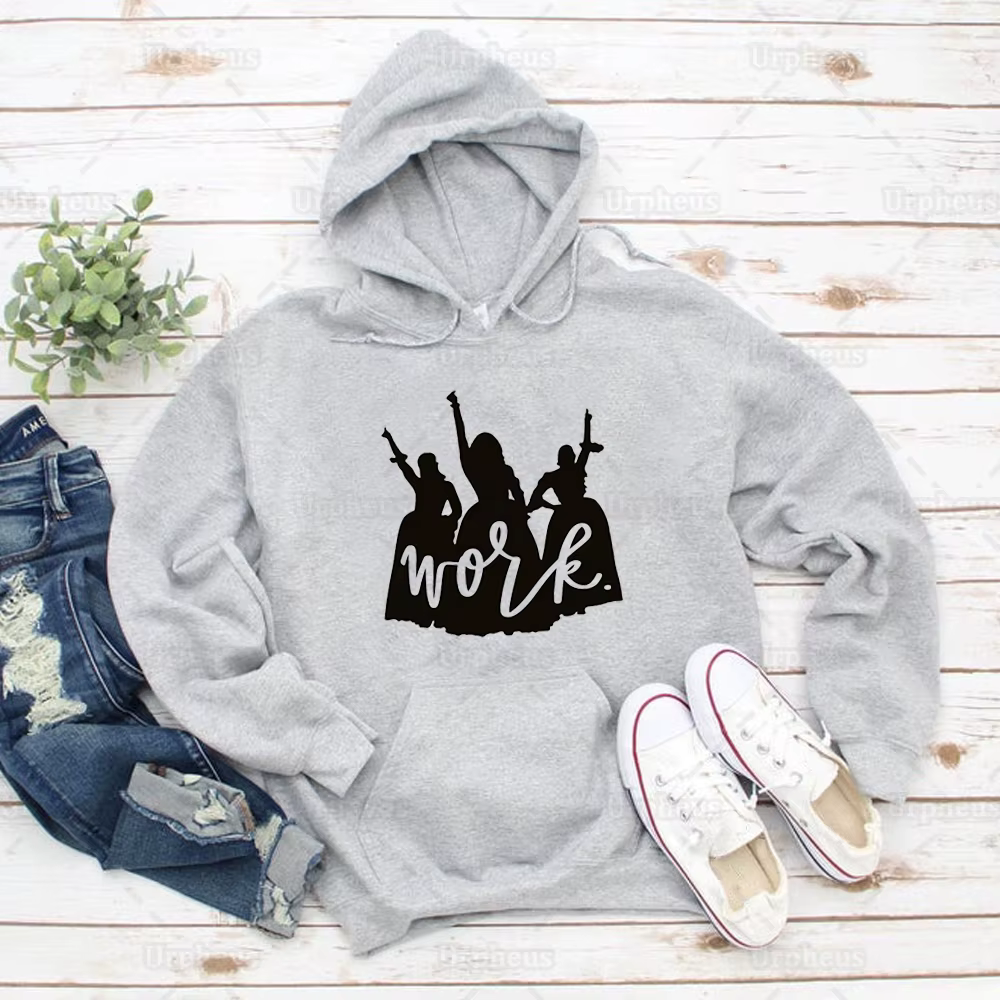 Sweat-shirt à capuche en polaire, sweat-shirt avec les mots de Hamilton, pour parler, sourire, musiq