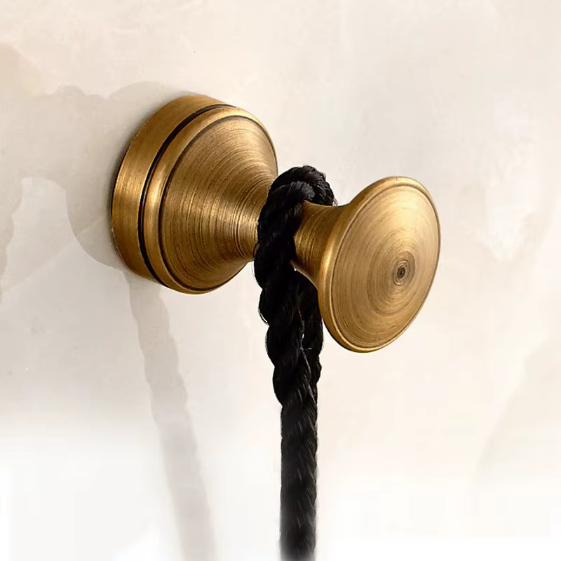 Ensembles d'accessoires de salle de bain en bronze antique : étagère porte-serviettes, porte-serviet