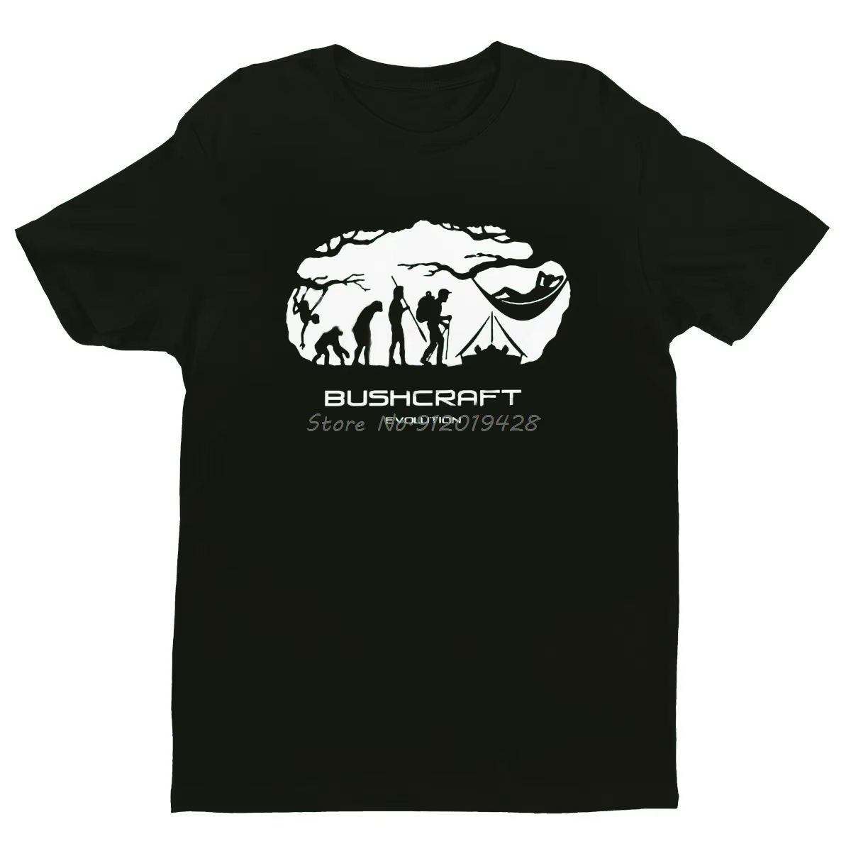 Bushcraft survie hamac évolution T-shirt hommes coton Camping montagne voyage sauvage T-shirt hauts 