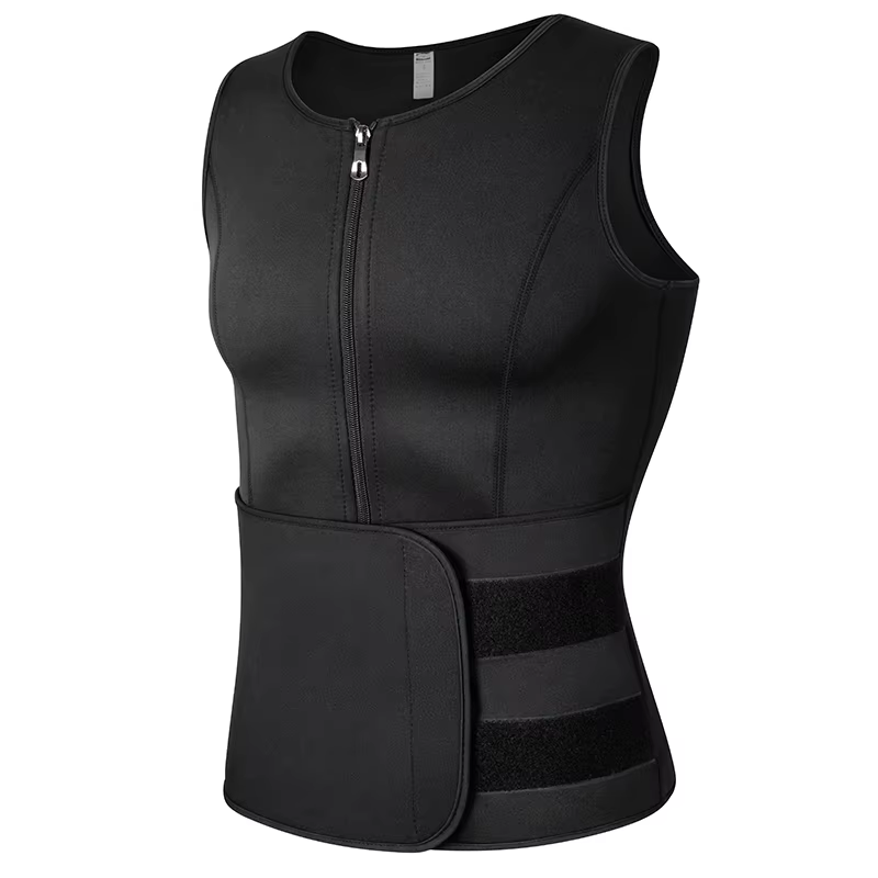 Gaine de sumanquer en néoprène pour hommes, gaine de taille réglable, gaine d'entraînement avec doub