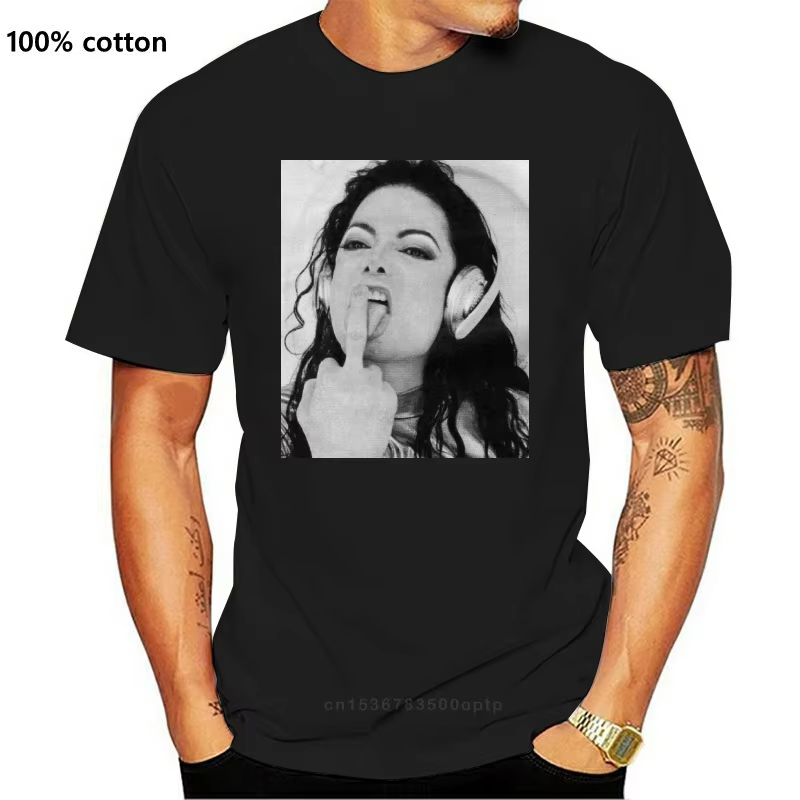 T-shirt en coton pour homme, Streetwear, Harajuku, Michael Jackson