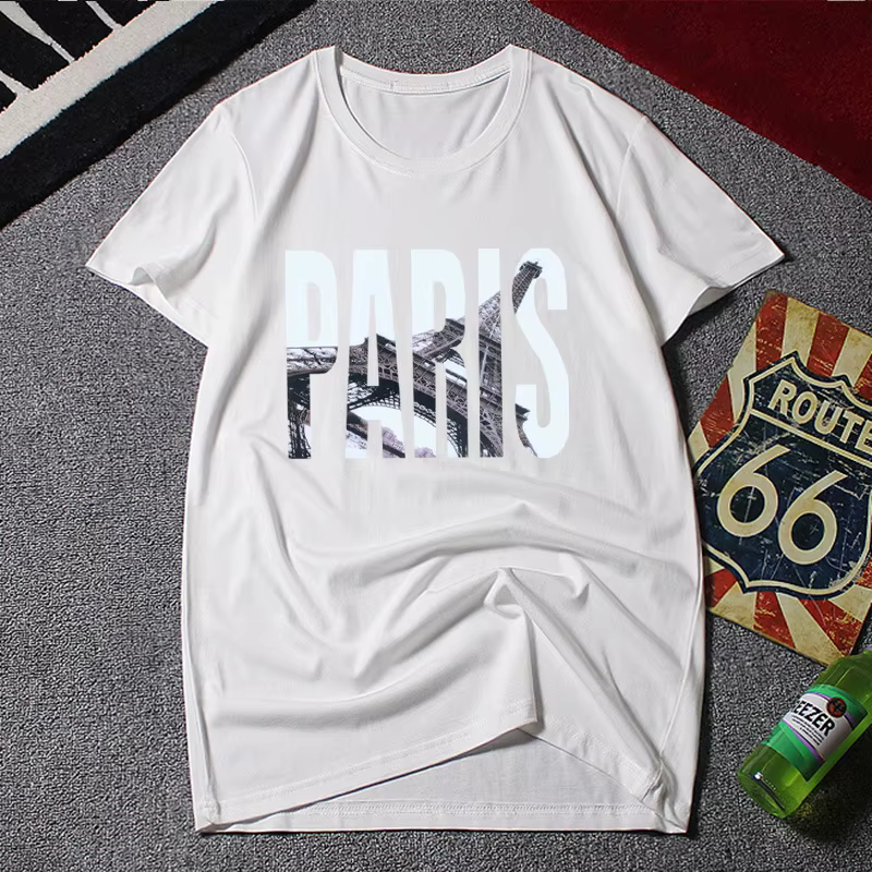 T-Shirt Blanc à Manches Courtes et Col Rond pour Homme, Grande Taille 5XL 6XL 7XL 8XL 9XL 10XL 11XL 