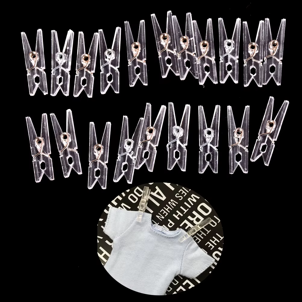 Petites pinces à linge pour photo, pinces à papier, décoration artisanale, mini taille, clips en pla