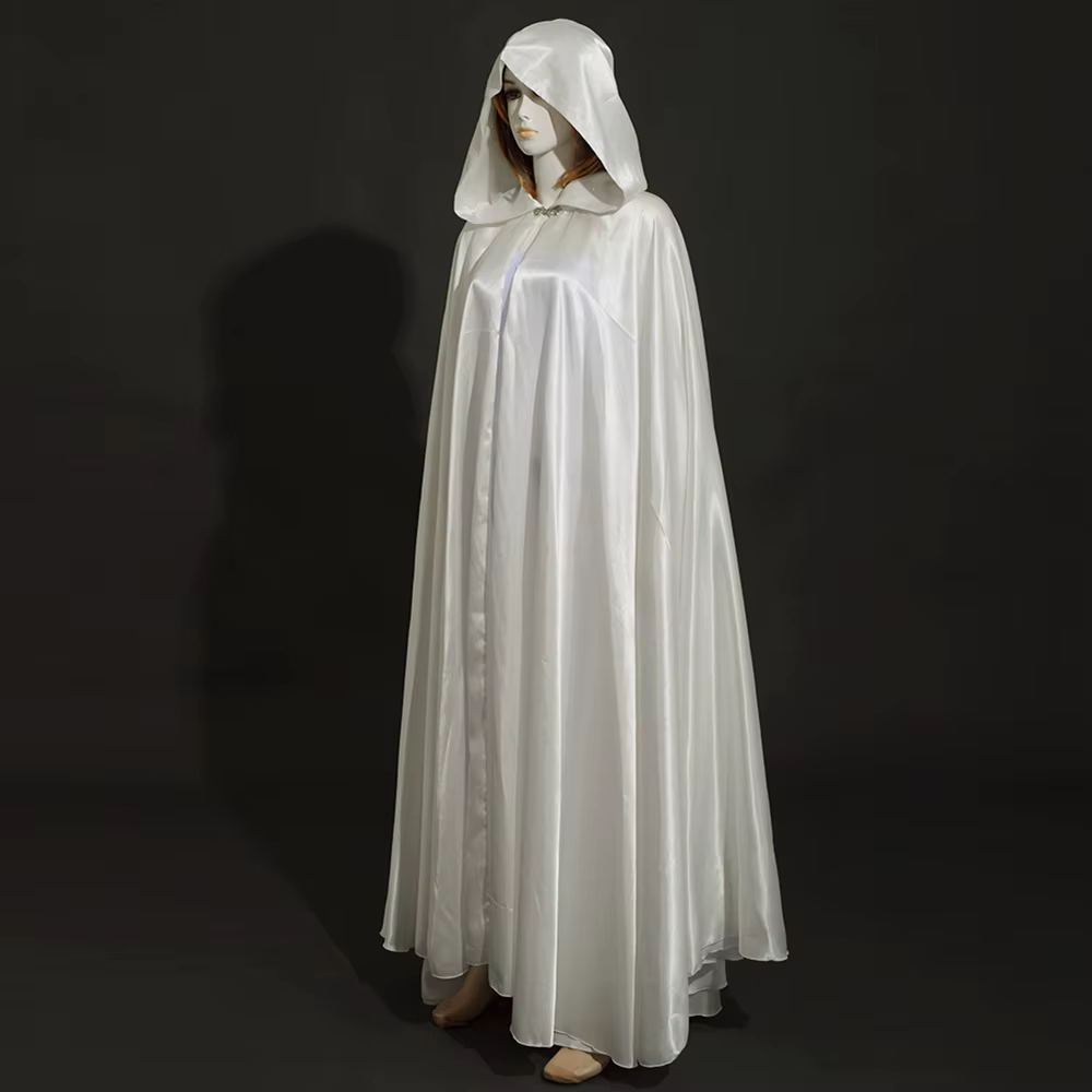Cape de sorcière d'Halloween Cape de capuche de vampire de cosplay médiéval