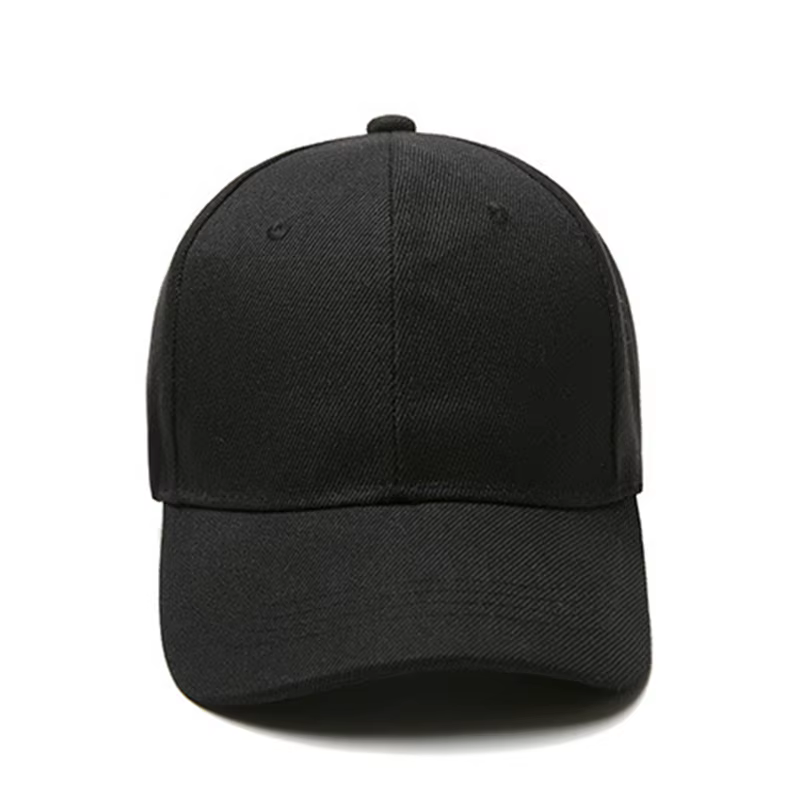 Casquette de baseball unisexe pour hommes et femmes, casquette noire, solide, document, snapback, ch