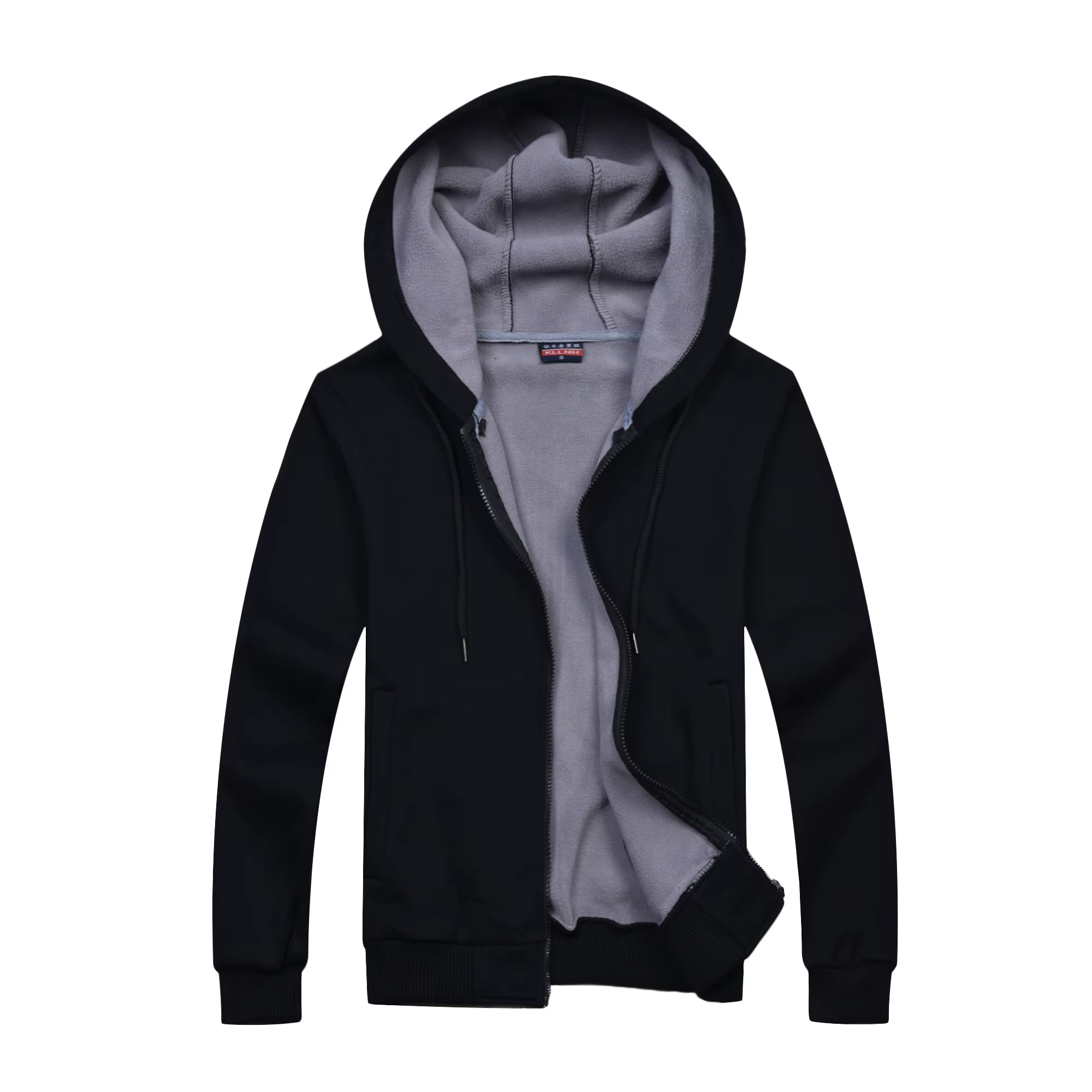 Sweat à capuche zippé à manches longues pour hommes et femmes, sweat-shirt imprimé avec logo personn