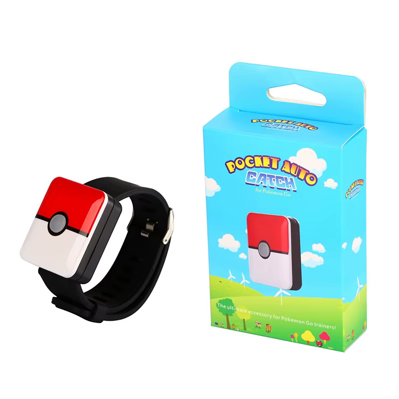 Bracelet de capture pour Pokemon Go Plus, Bracelet carré Rechargeable Bluetooth pour Android IOS