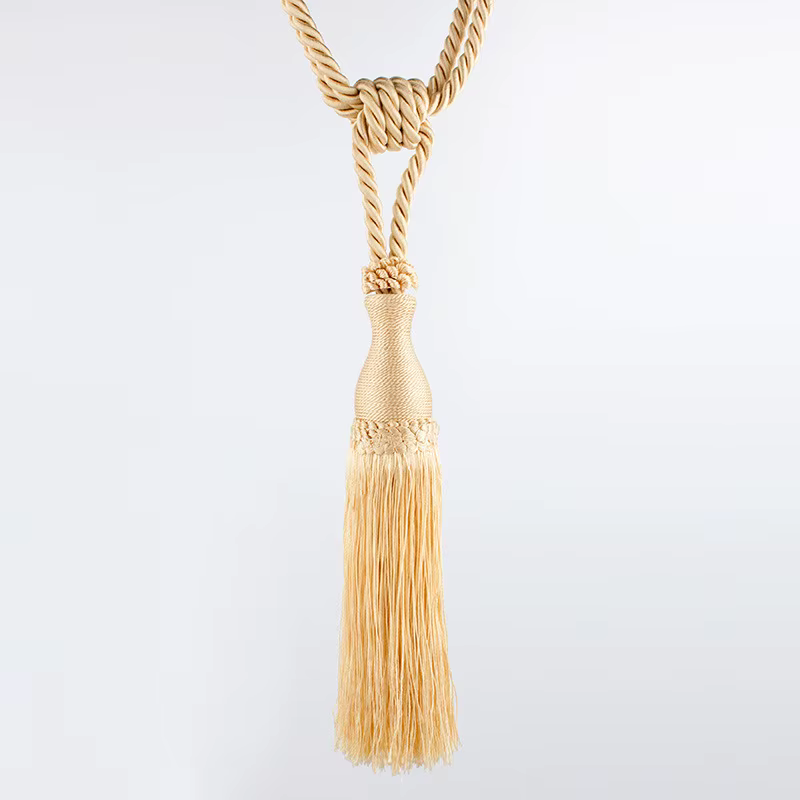 Porte-rideau de Style européen, Clips à boucle d'embrasse, sangles de rideau, pompons en rayonne, ac