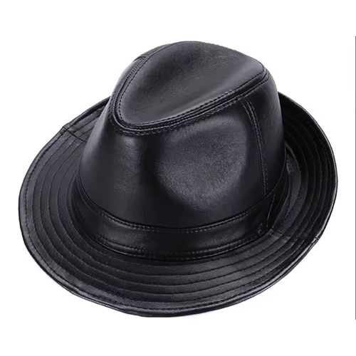 Nouveaux hommes véritable peau de mouton en cuir Cowboy chapeaux mode nouveau Style véritable casque