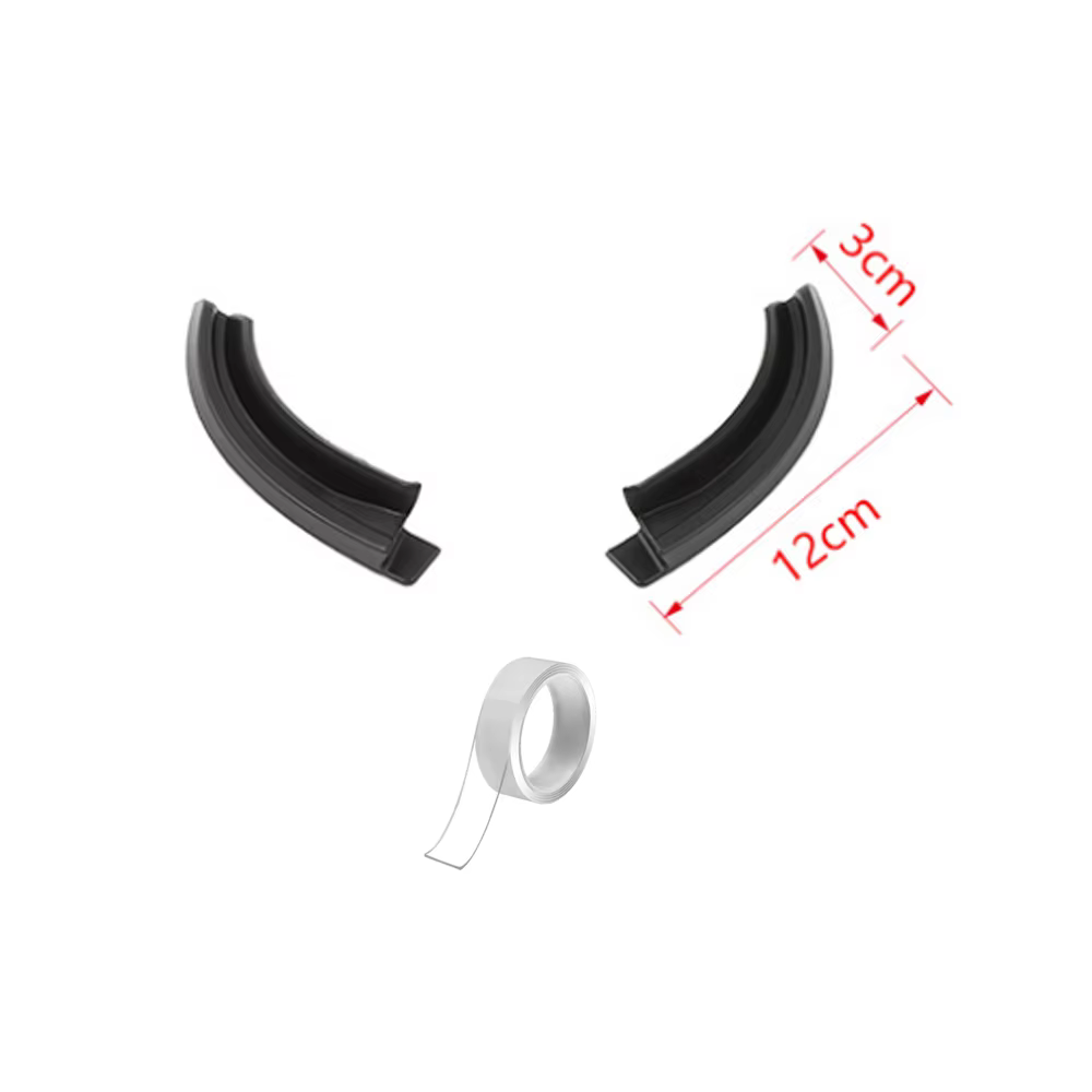 Extensions de gouttière de pluie, canal de dérivation d'eau de pluie pour Jeep Wrangler JK 2007 – 20