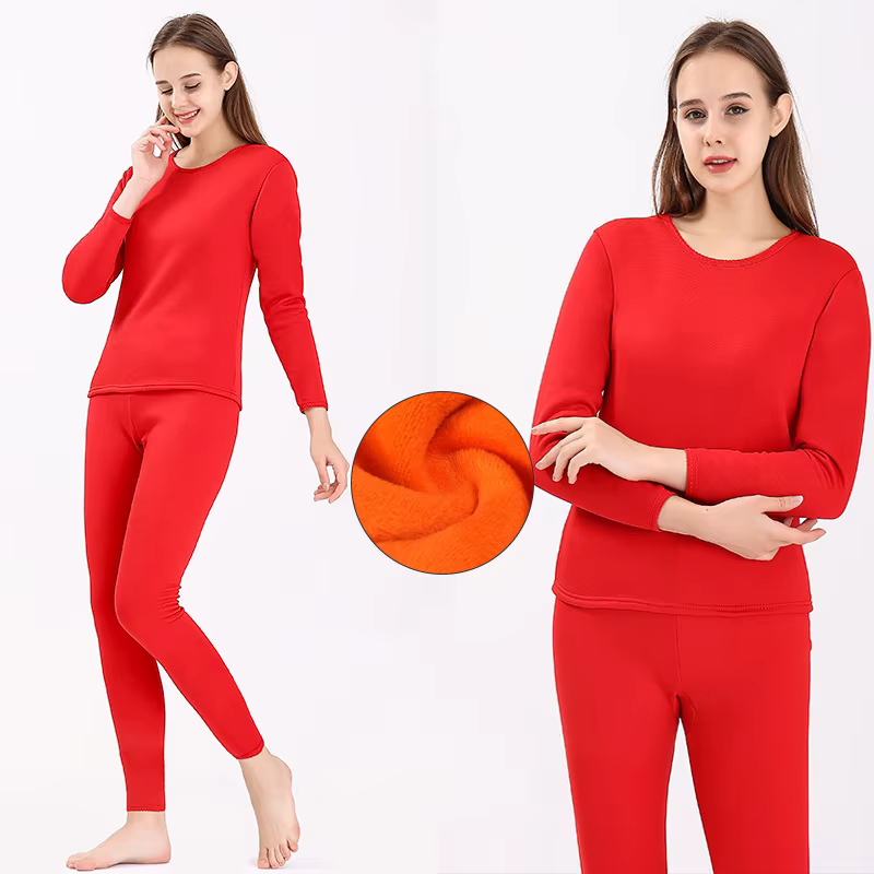 Winter Thermal Underwear Women Men Long Johns Fleece Thick Warm Lingerie For Women Thermal Clothing 