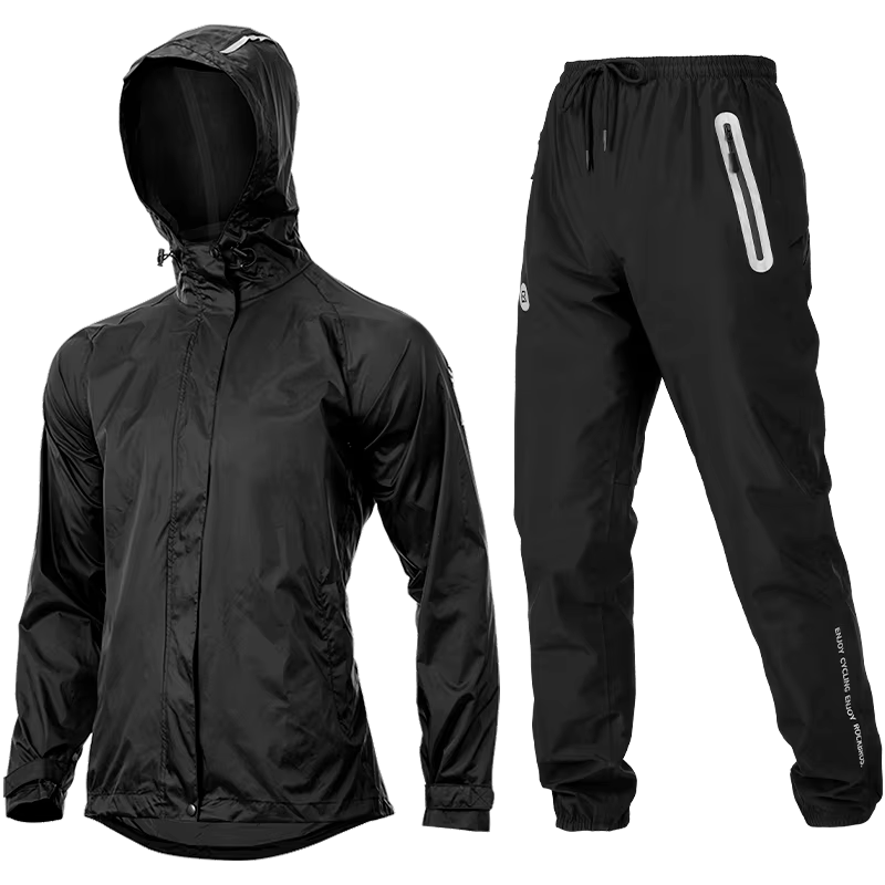 ROCKBROS – ensemble veste et pantalon de cyclisme, réfléchissant, respirant, vêtements de Sport de p