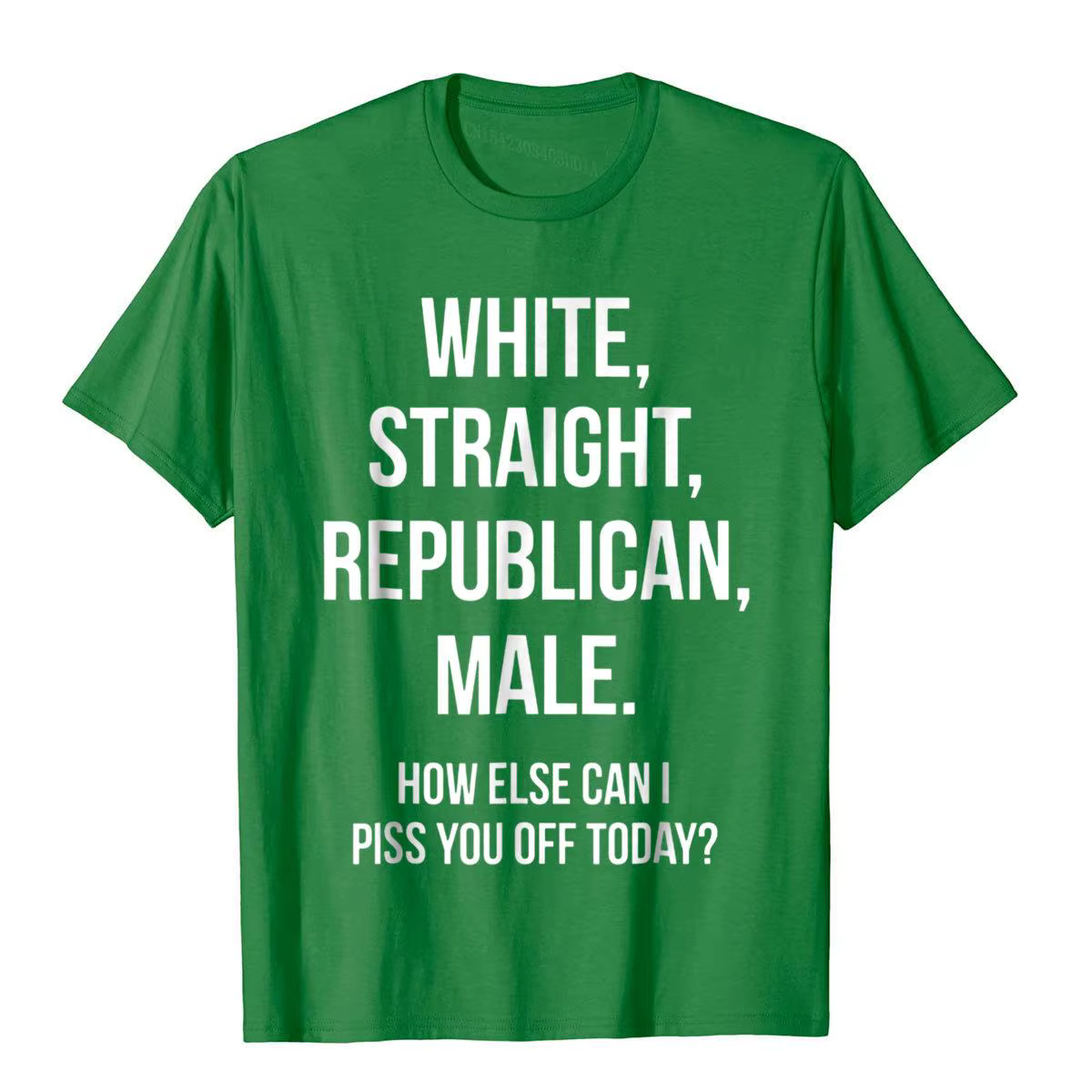 T-shirt imprimé en coton pour hommes, blanc, droit, humoristique, marque de dessin animé