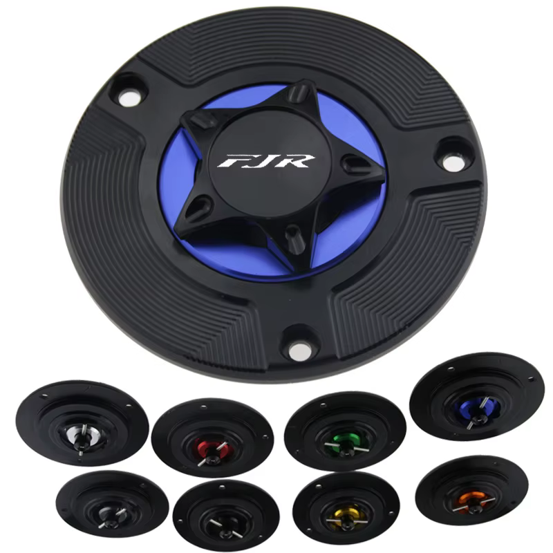 Couvercle de bouchon de gaz de carburant CNC en aluminium, accessoires de moto sans clé, précieux, Y
