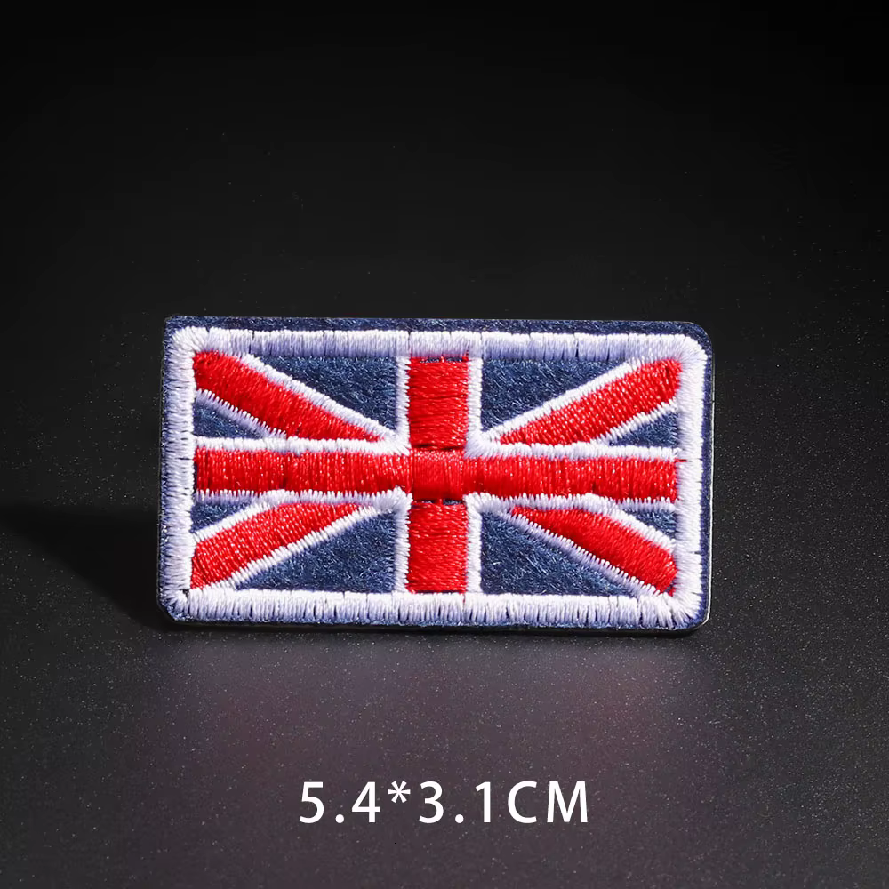 Patchs Brodés au Bras National de France, Accessoires Autocollants, Danemark ge, Broderie Militaire,