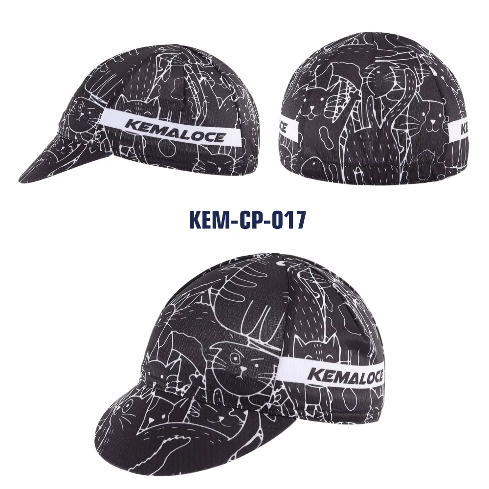 KEMALOCE hommes casquette de cyclisme Anti-UV été élastique séchage rapide casquette de vélo 2023 bl