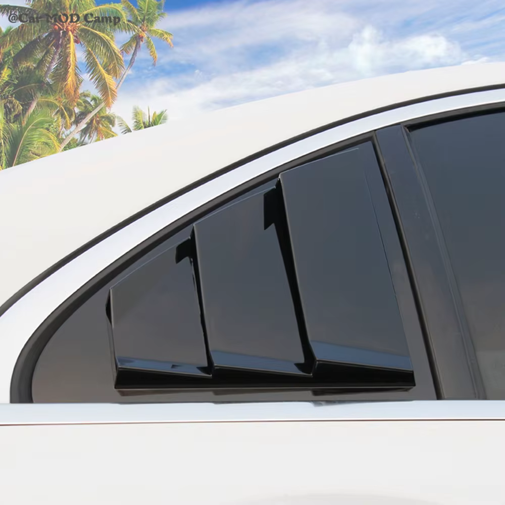 Accessoires de voiture pour mercedes-benz classe A W176 2013 – 2018, en ABS noir brillant, persienne
