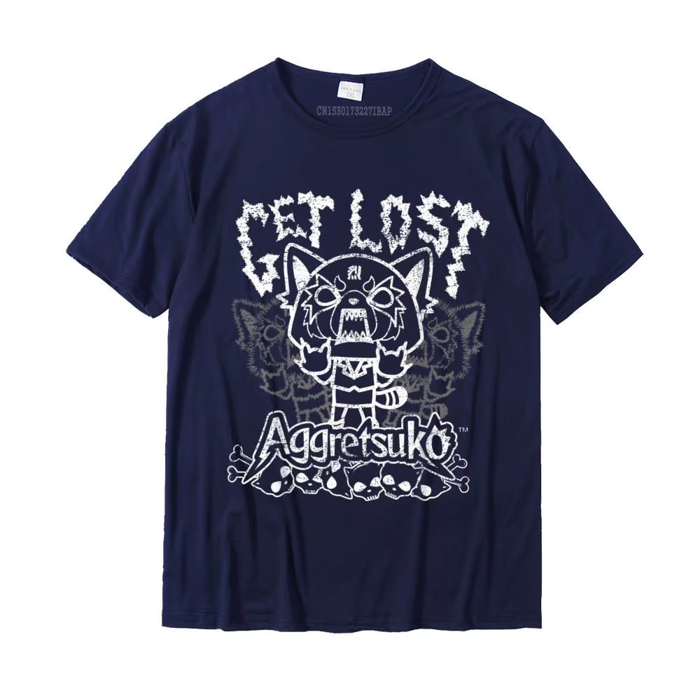 Aggretsuko – t-shirt pour homme, en coton, classique, existe en grande taille