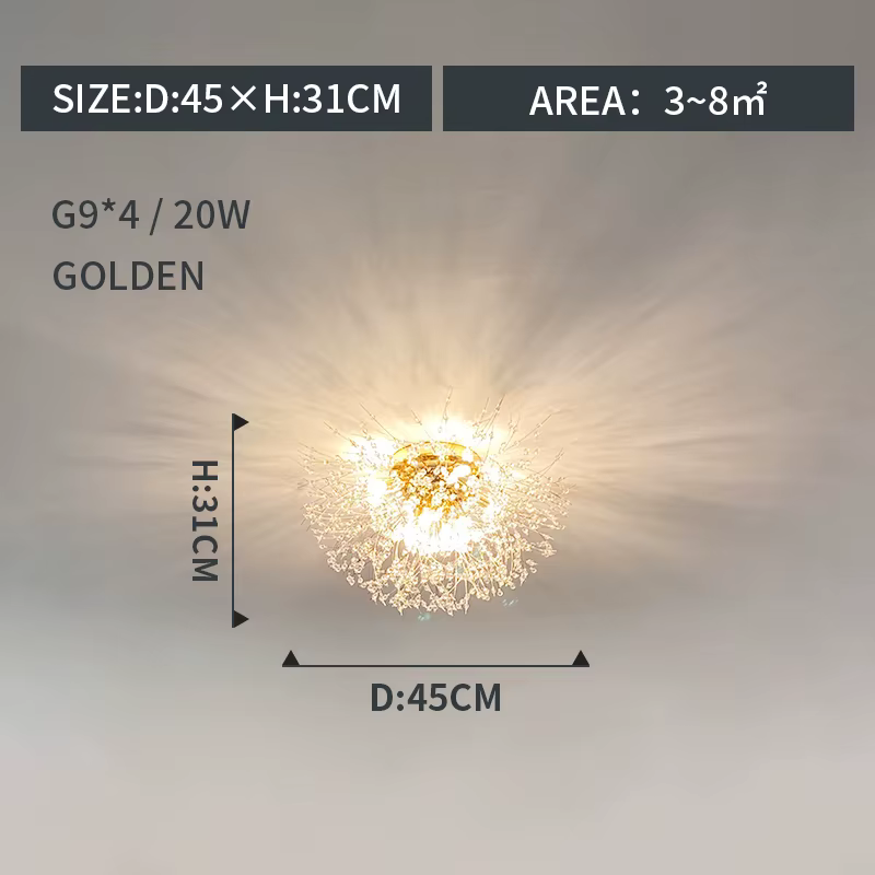 Lustre Tendance Moderne Minimaliste pour Magasin de Vêtements, Lampe de Chambre en Cristal, Luminair