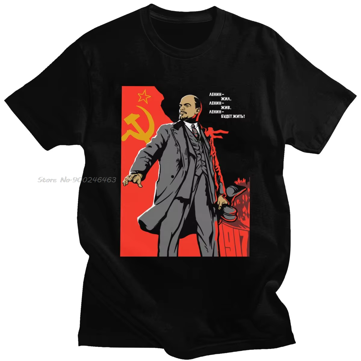 T-shirt classique à manches courtes pour homme, vêtement de la religion russe, du zodiaque, du marxi