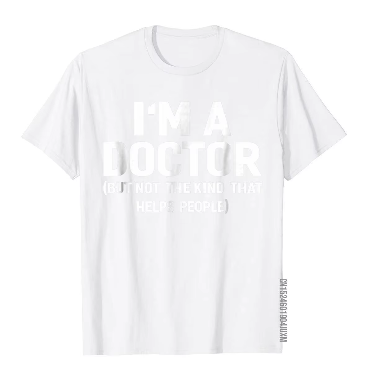 T-shirt "je suis un médecin", humoristique, Vintage, en coton, pour les jeunes, Hip Hop, offre spéci