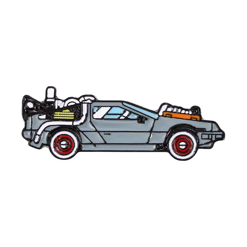 Mode retour vers le futur broche Delorean temps espace fans de voyage ajout émail revers rooches Bad